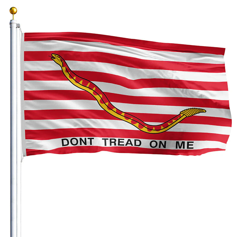 1st Navy Jack (Don't Tread On Me) Flag
