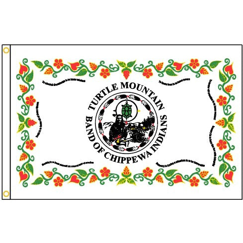 Turtle Mountain Band of Chippewa Indians Tribe Nylon Flag