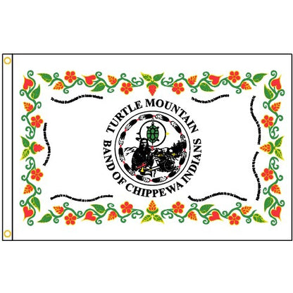 Turtle Mountain Band of Chippewa Indians Tribe Nylon Flag