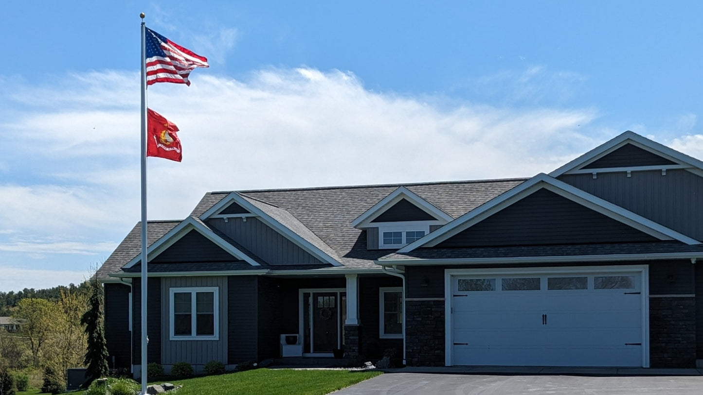 30' Commander Flagpole - 100% Made in USA