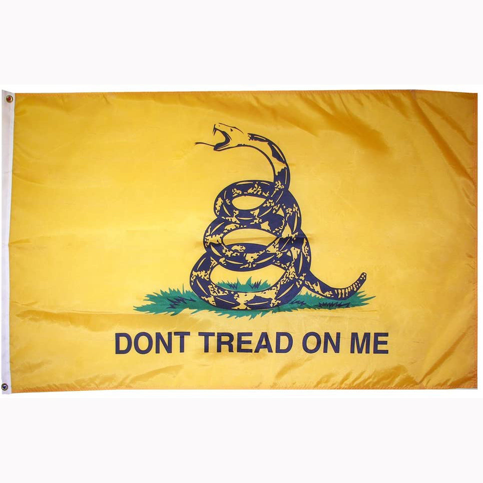 Gadsden Don't Tread on Me Flag - 100% Made in USA