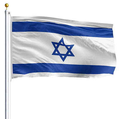 Israel Nylon Flag - 100% Made in USA