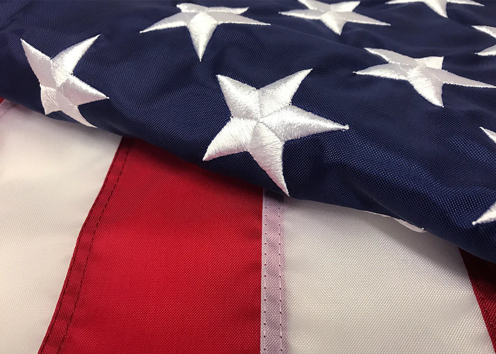 American Flag, Heavy-Duty Nylon - 100% Made in USA