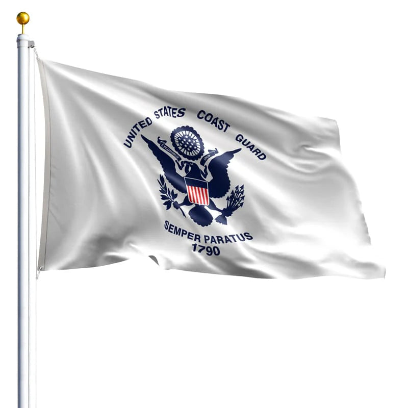 Coast Guard Flag - 100% Made in USA