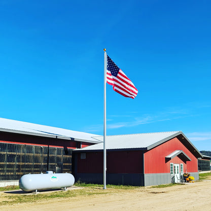 40' Tapered Aluminum Flagpole