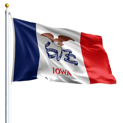 Iowa State Flag - 100% Made in USA