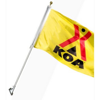 6' Fly Right Flagpole Kit with 3' x 5' KOA Brand Flag