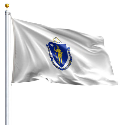 Massachusetts State Flag - 100% Made in USA