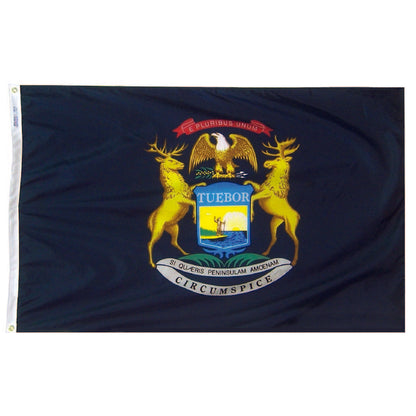 Michigan State Flag - 100% Made in USA