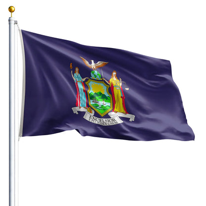 New York State Flag - 100% Made in USA