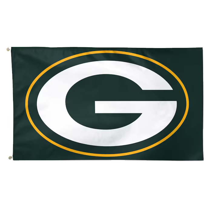 Green Bay Packers Logo Flag Heavy-Duty Nylon