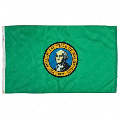 Washington State Flag - 100% Made in USA