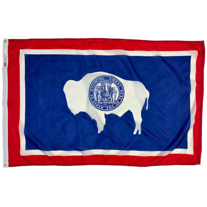 Wyoming State Flag - 100% Made in USA