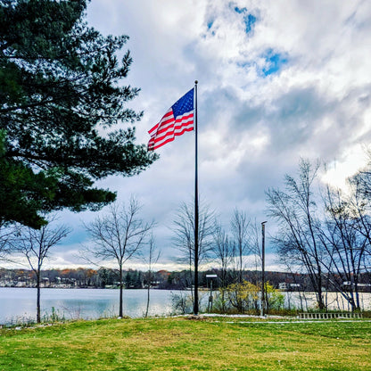 60' Tapered Aluminum Flagpole