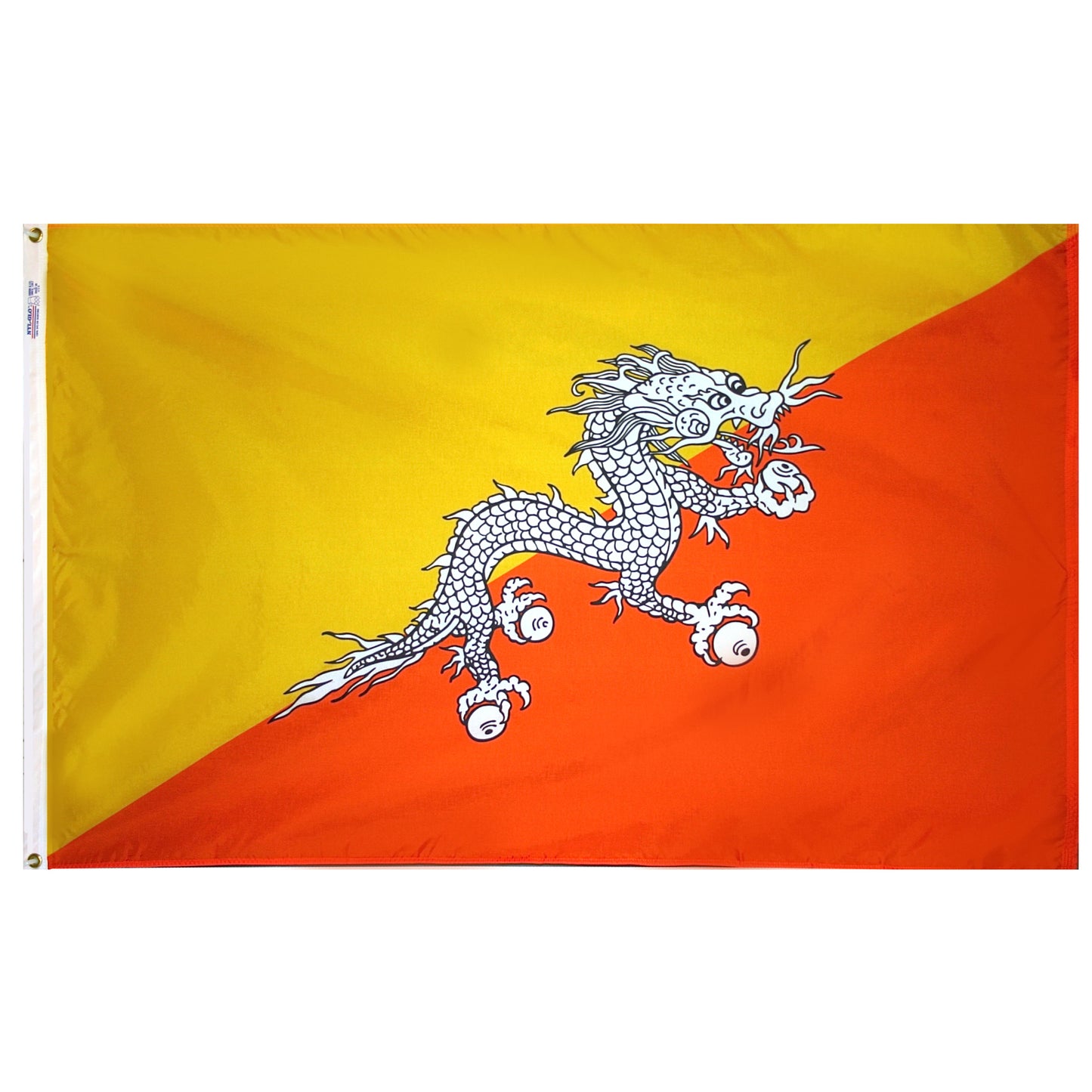 Nylon Bhutan Flag