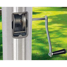 Winch Handle for Internal Halyard Flagpole