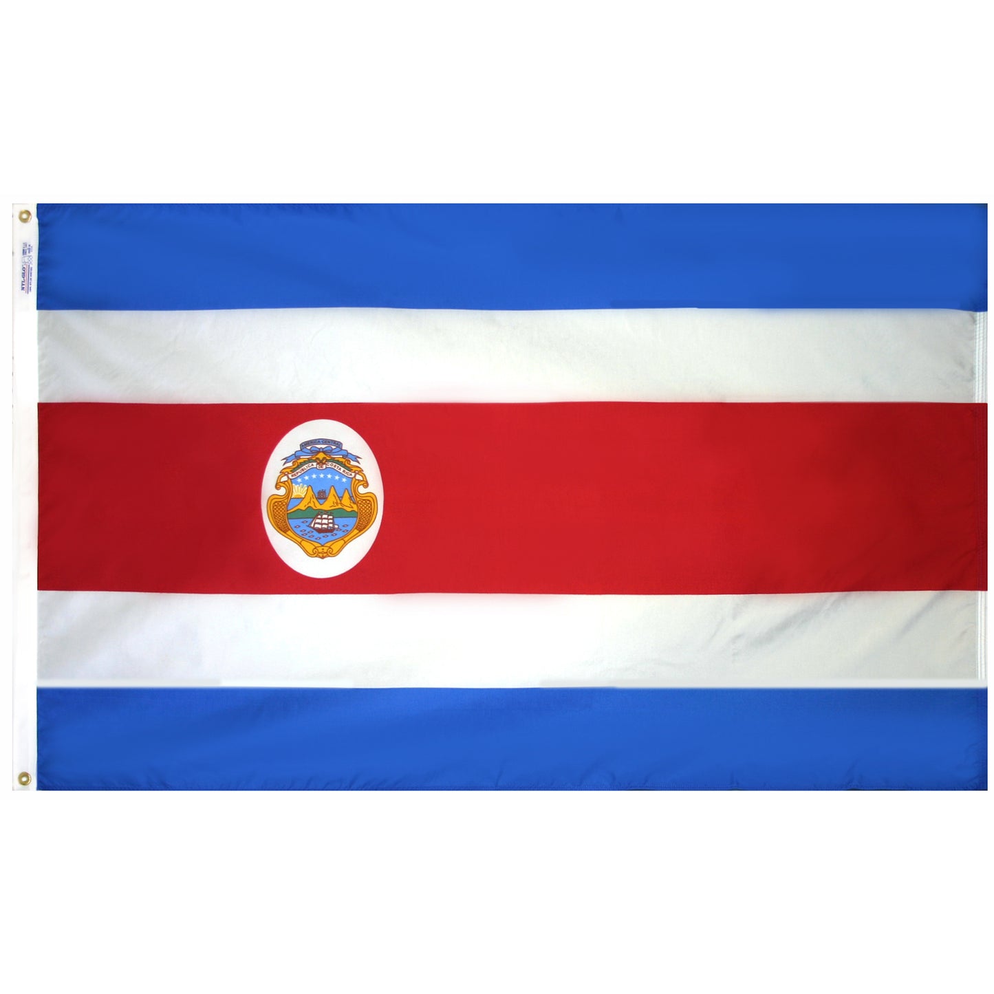 Nylon Costa Rica Flag