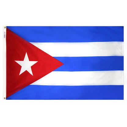Nylon Cuba Flag