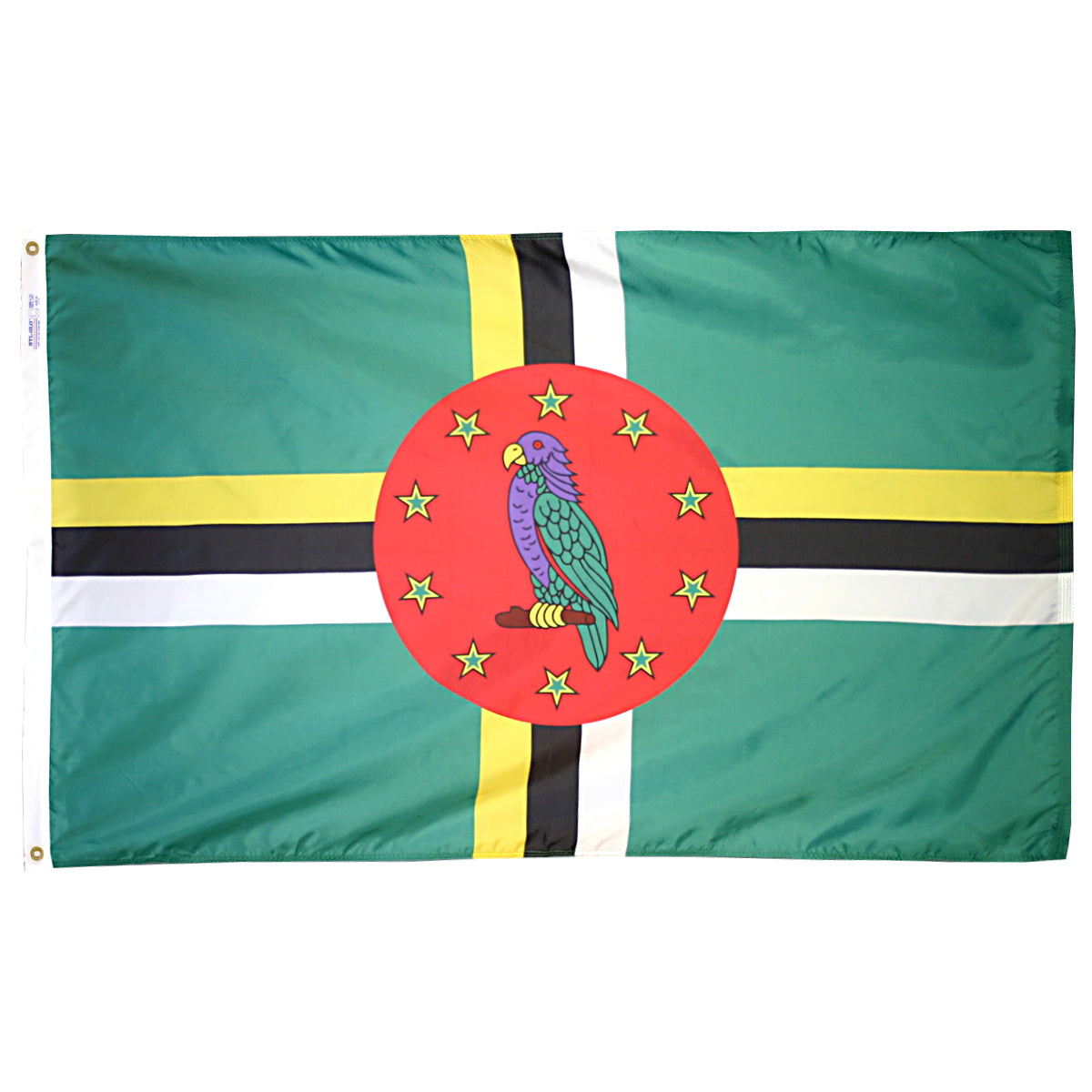 Nylon Dominica Flag