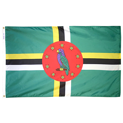 Nylon Dominica Flag